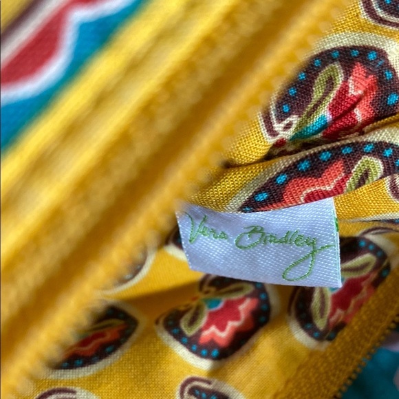 Vera Bradley Vibrant Yellow and Red Crossbody Bag - Picture 10 of 12